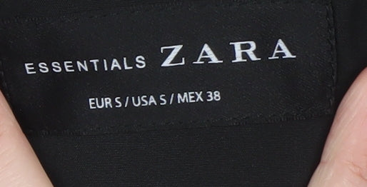 Zara Women Grey Blazer Jacket Size 8 Regular Fit