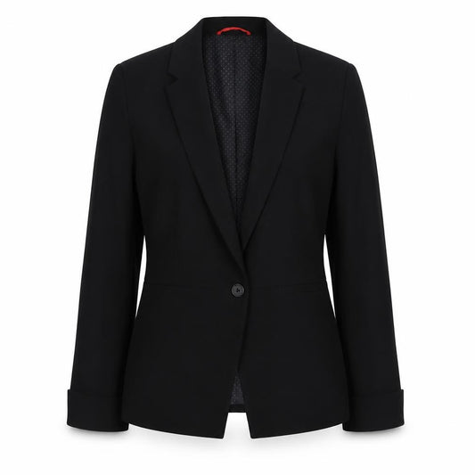Next Women's Black Blazer Jacket Size 6 Regular Fit Lined Office Workwear