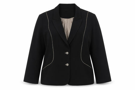 Jacques Vert Women’s Black Blazer Size 14 Formal Lined Jacket