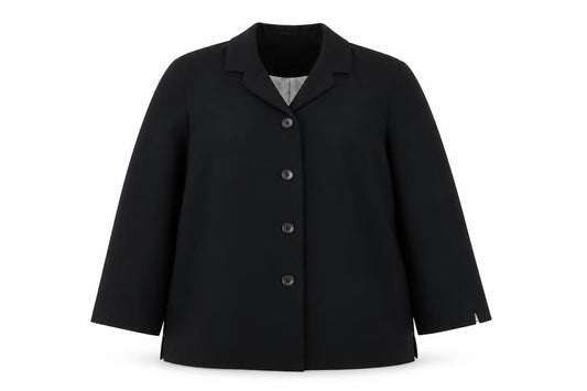 Monsoon Women’s Black Blazer Size 14 Classic Buttoned Jacket