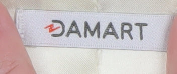 Damart Women’s Ivory Polyester Lined Blazer Size 12