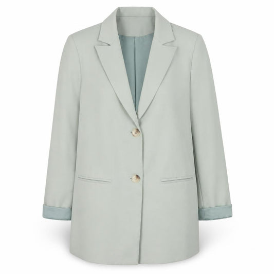 In The Style Women's Mint Green Blazer Jacket UK 14 Polyester Blend