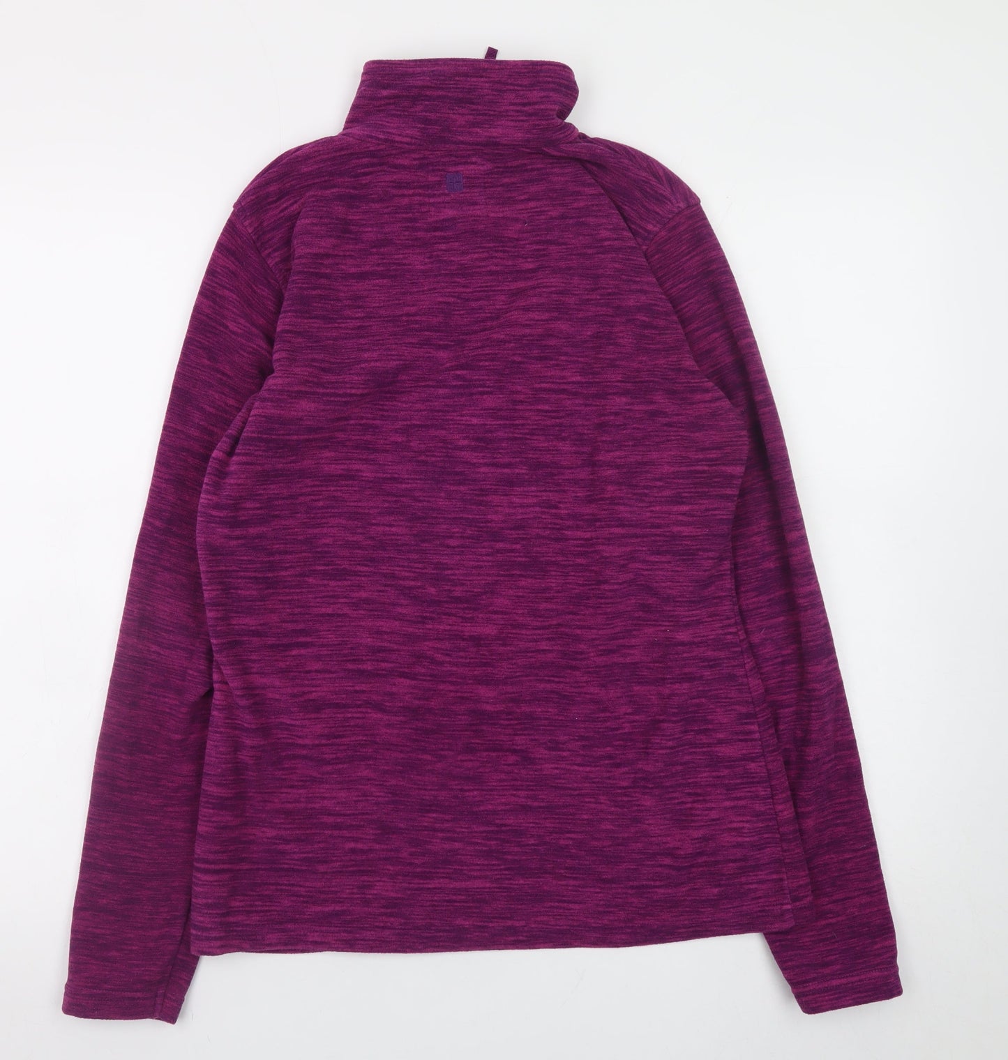 Mountain Warehouse Womens Purple 1/2 Zip Fleece Sweatshirt Size 12