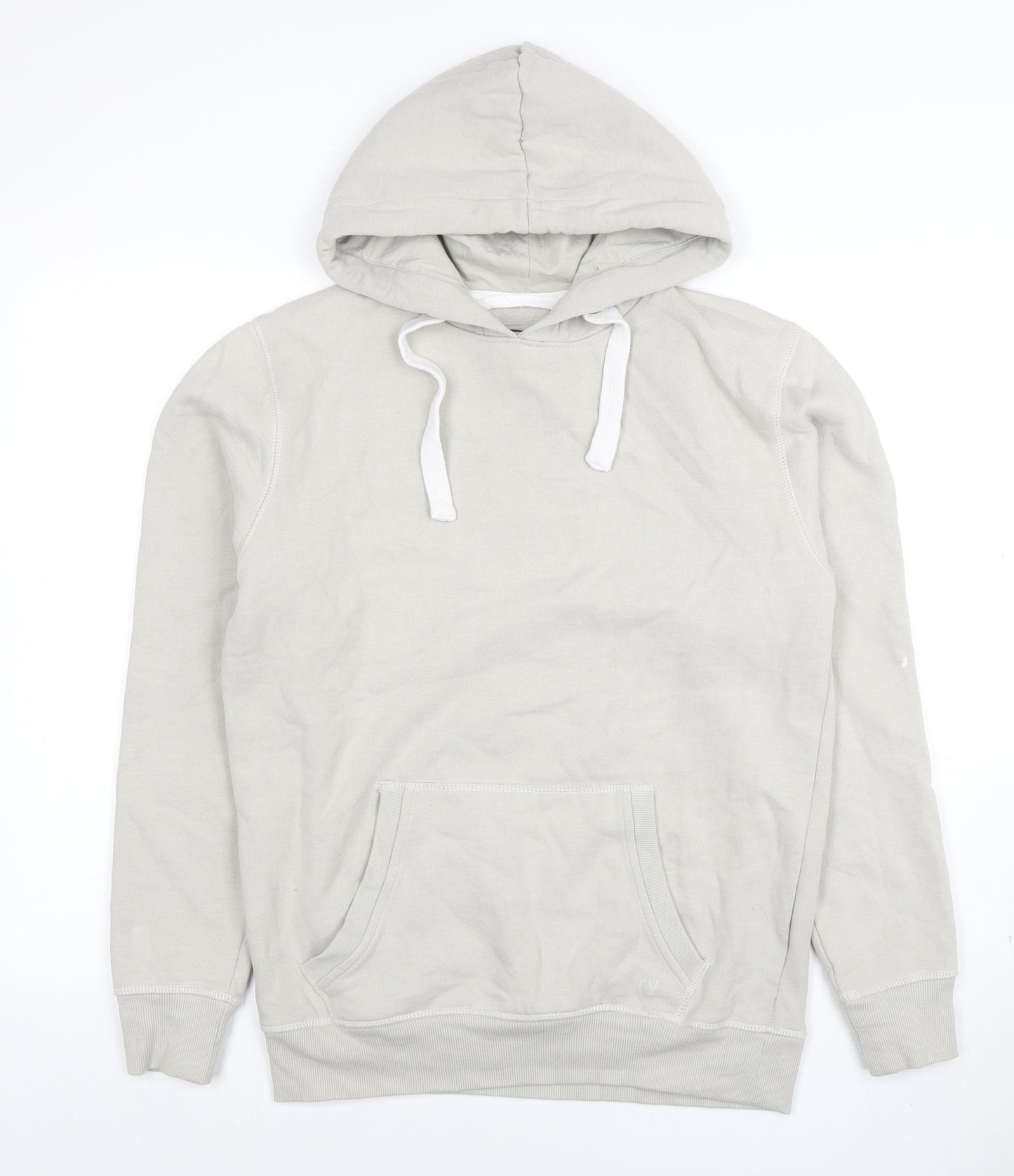 Rydale Men's Beige Pullover Hoodie Size S Cotton Blend Fleece