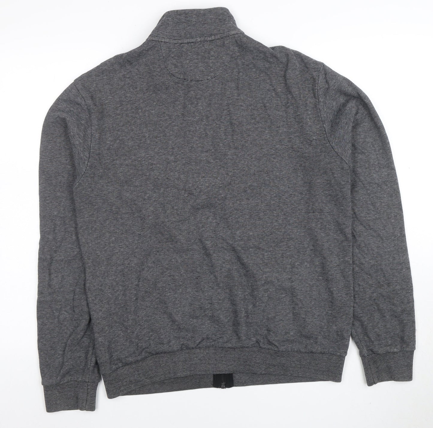 Marks and Spencer Men's Grey Full Zip Sweatshirt Small Regular Fit