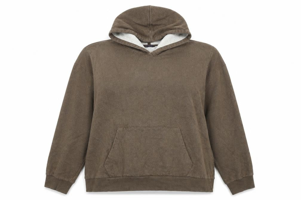 Marks & Spencer Women Brown Pullover Hoodie XL Cotton Blend