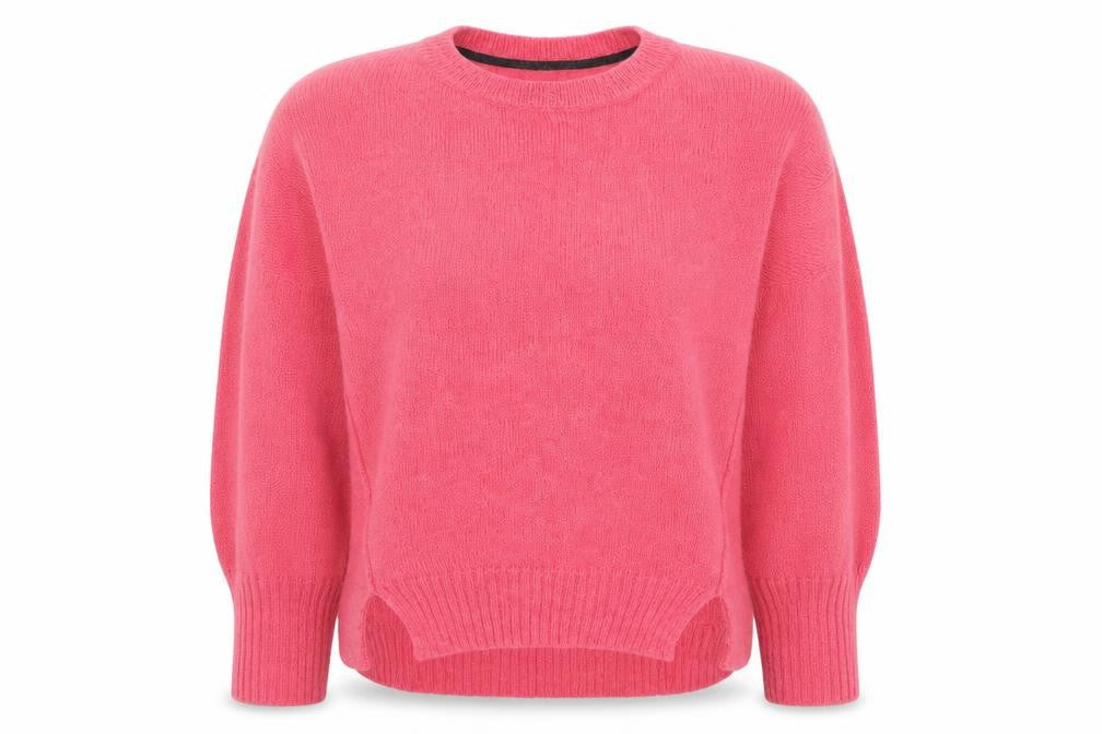 River Island Womens Pink Wool Blend Crew Neck Pullover Jumper Size S