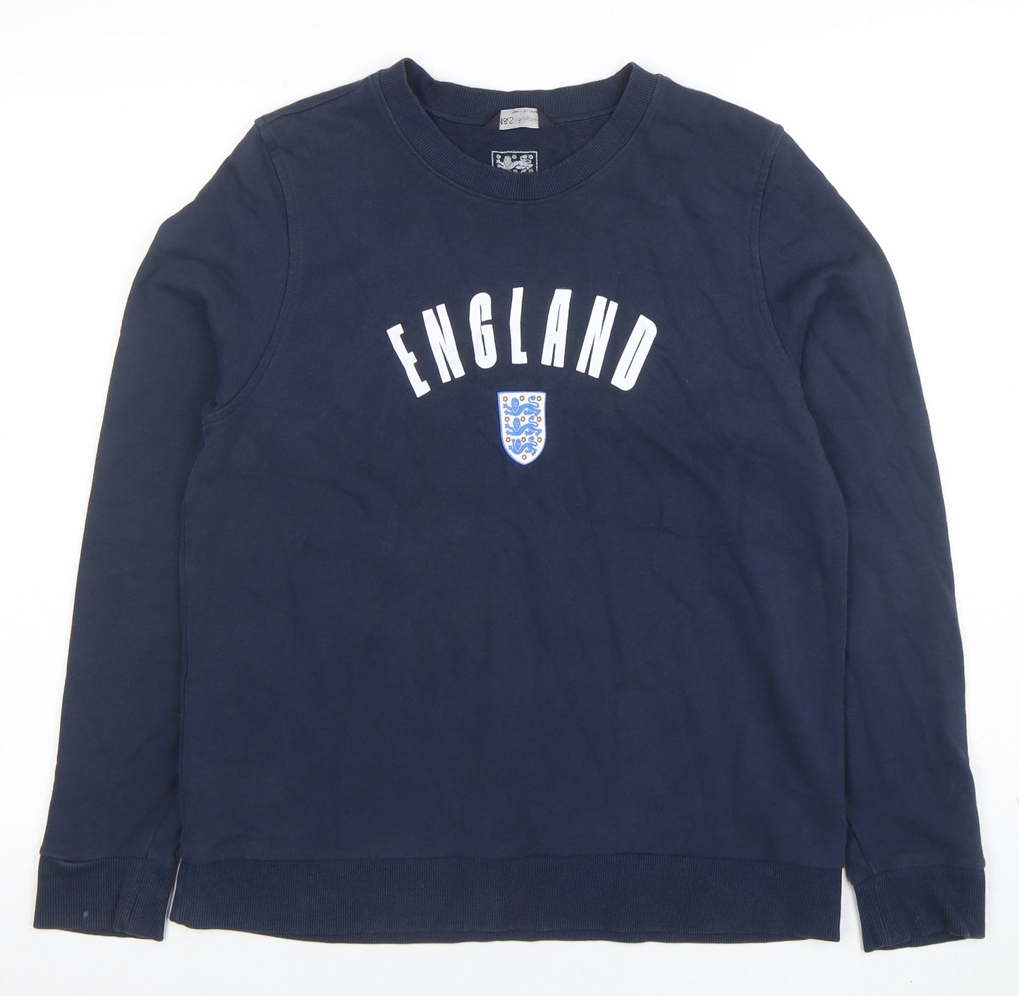 Marks and Spencer Women Navy England Crew Neck Sweatshirt Size M