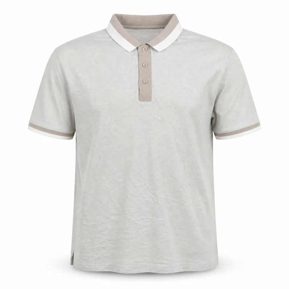 Marks & Spencer Men's Beige Short Sleeve Polo Shirt Size M