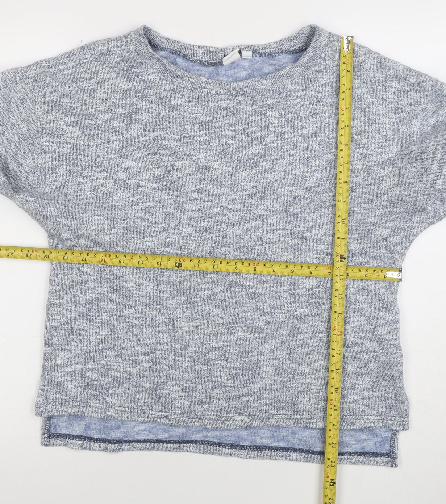 GAP Women’s Blue Knit Crew Neck Long Sleeve Pullover Jumper Size S