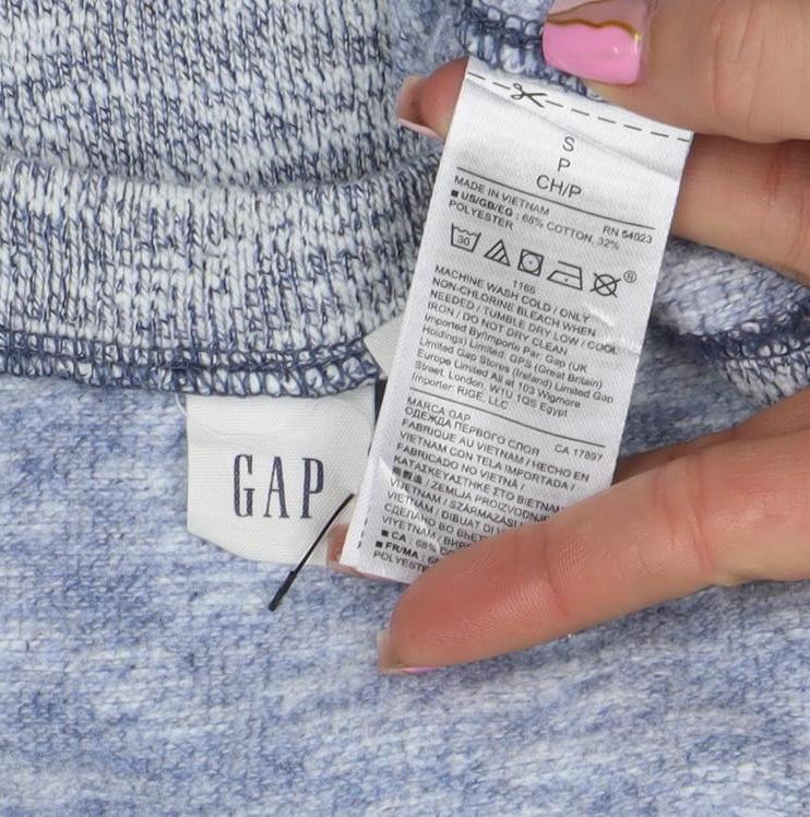 GAP Women’s Blue Knit Crew Neck Long Sleeve Pullover Jumper Size S