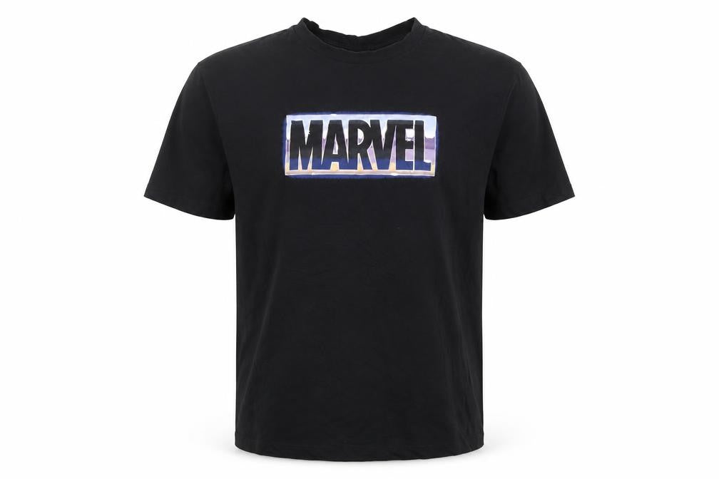 Marvel Men's Black 2XL Crew Neck Graphic T-Shirt
