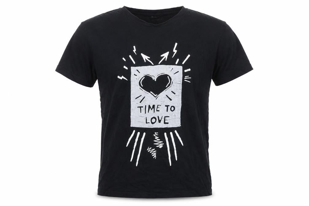 Diesel Men’s Black Short Sleeve Graphic Love T-Shirt Size S