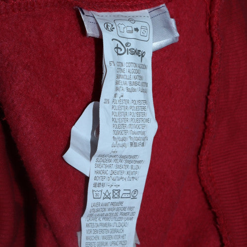 Disney Womens Red 3XL Pullover Sweatshirt with Mickey Print