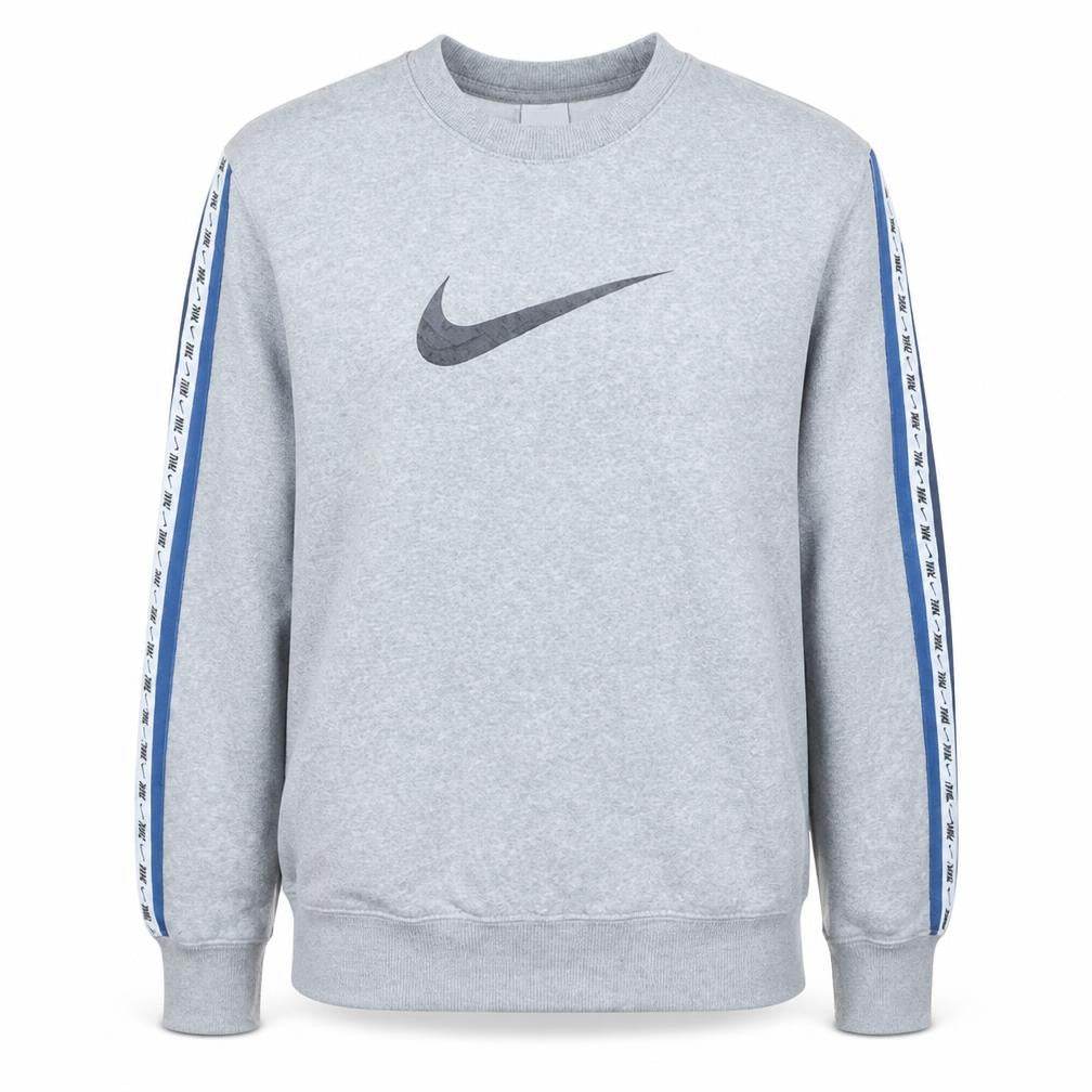 Nike Men's Grey Small Pullover Sweatshirt Crew Neck Sports Fleece