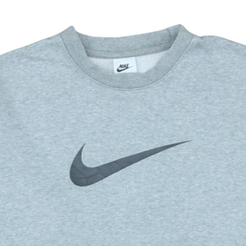 Nike Men's Grey Small Pullover Sweatshirt Crew Neck Sports Fleece