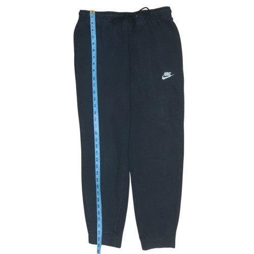 Nike Womens Black Fleece Sweatpants M Tapered Fit Casual Logo
