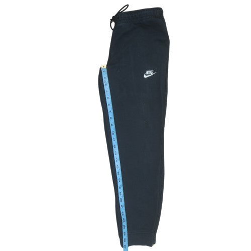 Nike Womens Black Fleece Sweatpants M Tapered Fit Casual Logo
