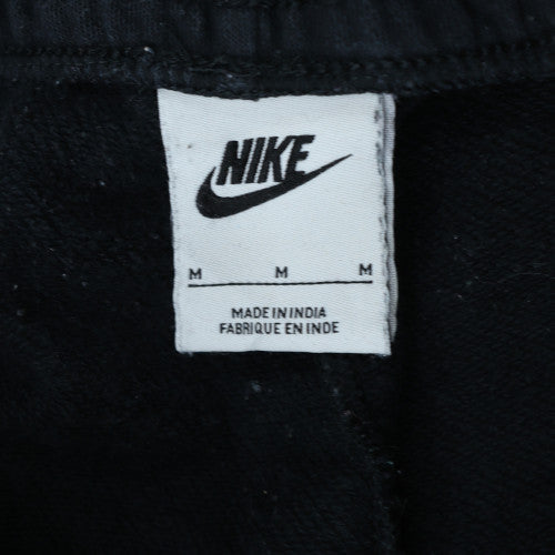 Nike Womens Black Fleece Sweatpants M Tapered Fit Casual Logo