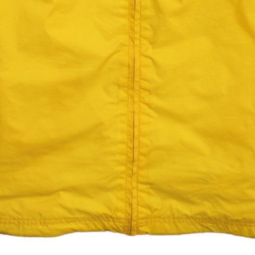 Jako Men's Yellow Windbreaker Jacket L Hooded Lightweight Sports