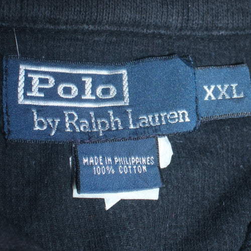 Polo Ralph Lauren Men’s Black 2XL 1/4 Zip Cotton Sweatshirt