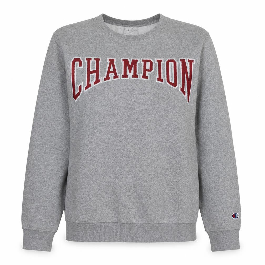 Champion Women's Grey Small Pullover Sweatshirt Organic Cotton