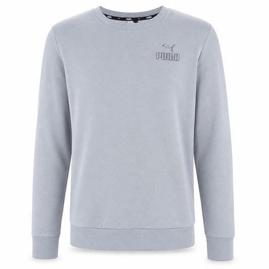Puma Men's Grey Crew Neck Pullover Sweatshirt Size S