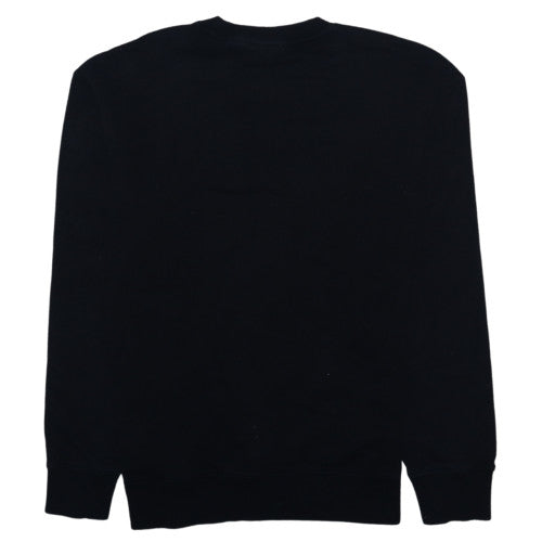 Lee Mens Black Regular Fit Crew Neck Cotton Sweatshirt M