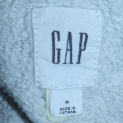 GAP Men's Grey Cotton Blend Crew Neck Pullover Sweatshirt M