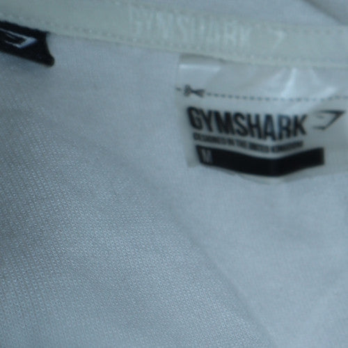 Gymshark Mens Grey Full Zip Hoodie M Athletic Fit Gym Training