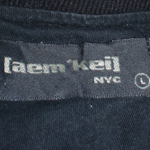 taem'Keil Mens Black V-Neck Pullover Sweatshirt Size L