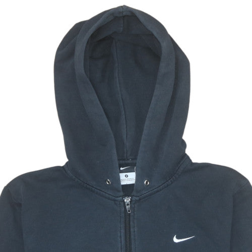 Nike Men's Black Full Zip Hoodie Size S Fleece Sweatshirt