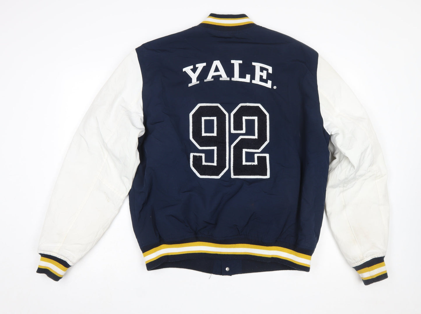 Pull&Bear Men Blue Varsity Jacket Yale University L