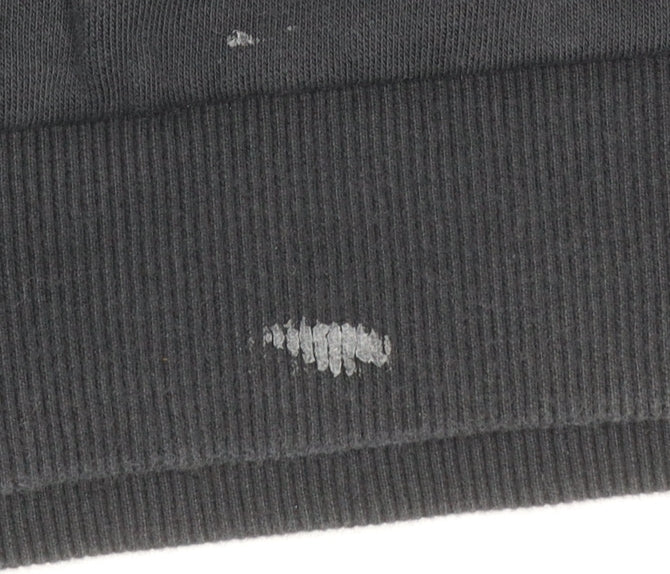 Adidas Mens Black Crew Neck Logo Sweatshirt Size M Regular Fit
