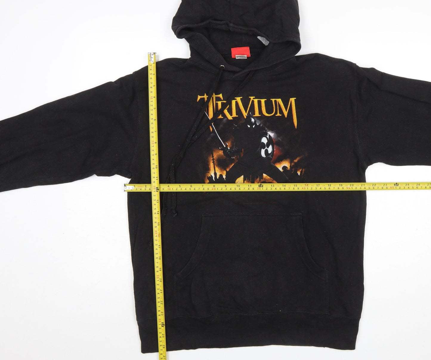 Bravado Men’s Black Trivium Pullover Hoodie Medium Graphic Print