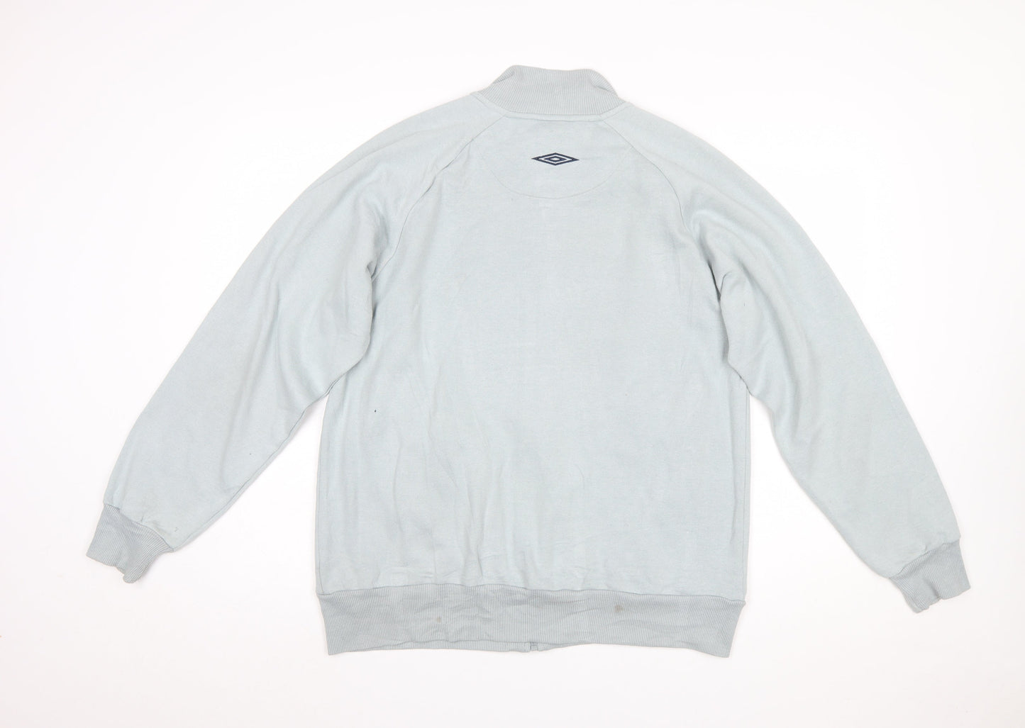 Umbro Men's Grey Full Zip Sweatshirt Jacket M Sportswear
