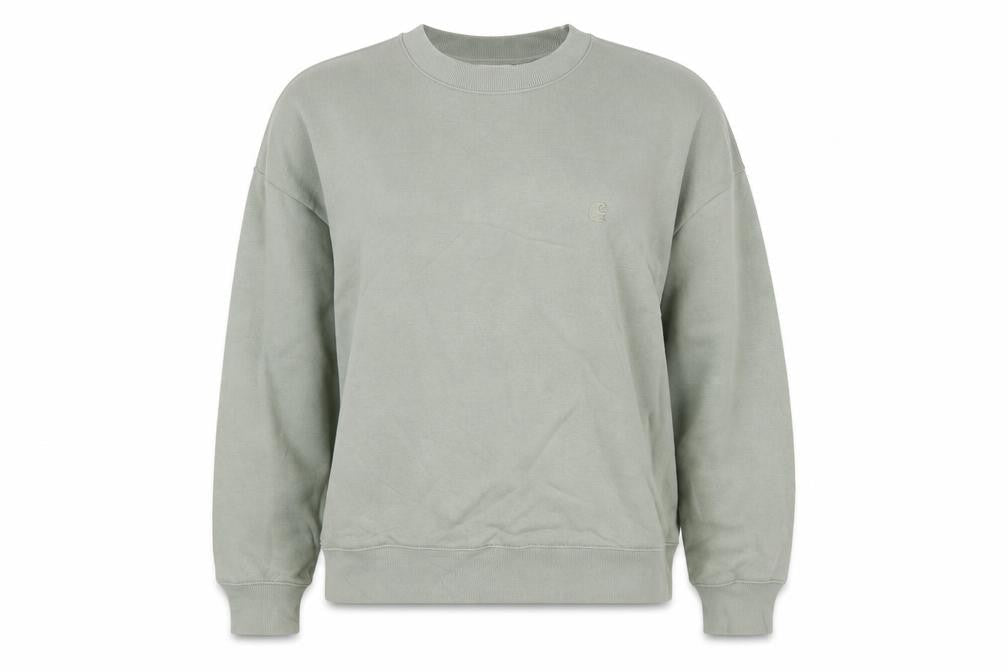 Carhartt WIP Women's Green Chester Sweatshirt M Crew Neck Pullover