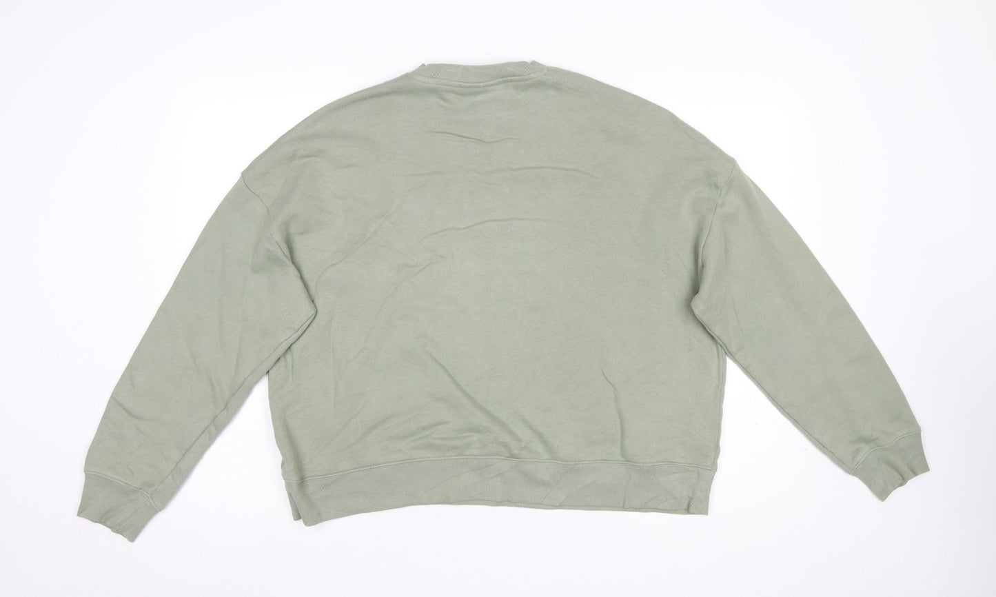 Carhartt WIP Women's Green Chester Sweatshirt M Crew Neck Pullover