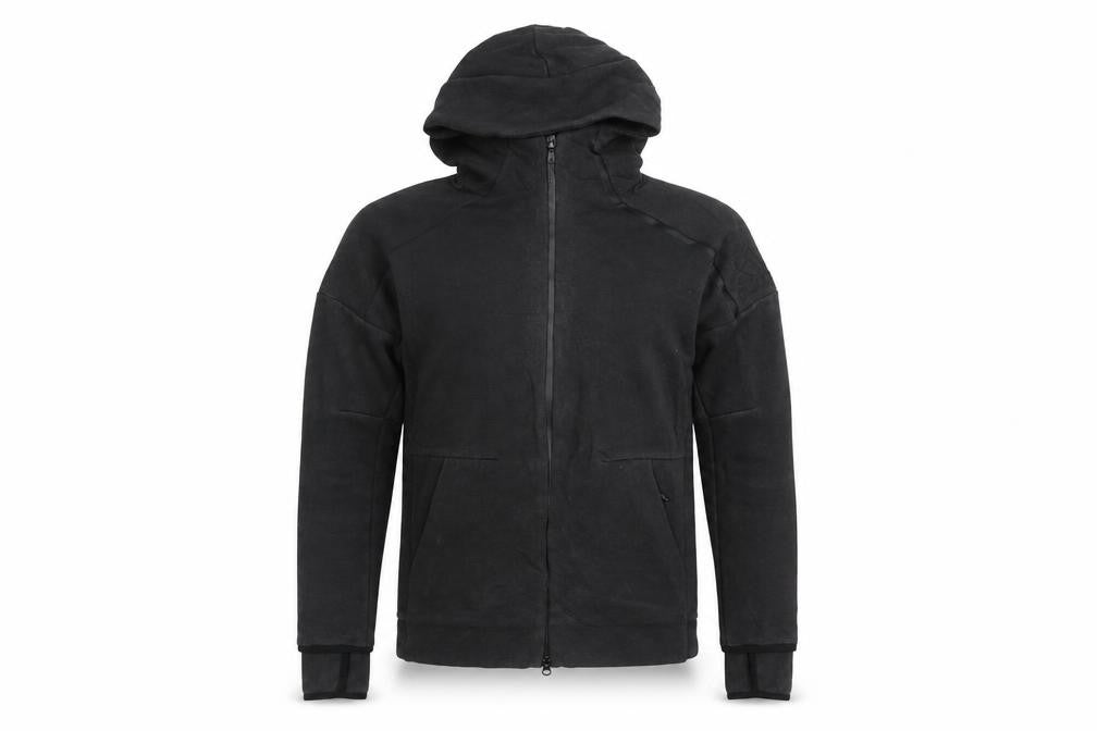 Adidas Men's Black Small Full Zip Hooded Sweatshirt