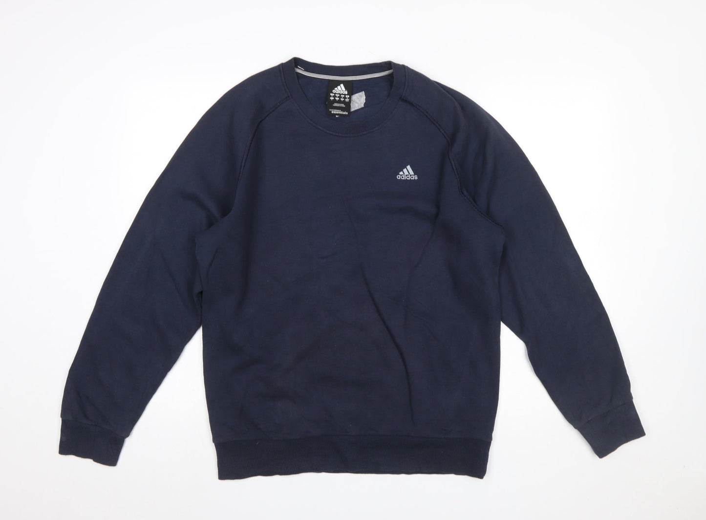Adidas Men's Blue Pullover Sweatshirt M Crew Neck