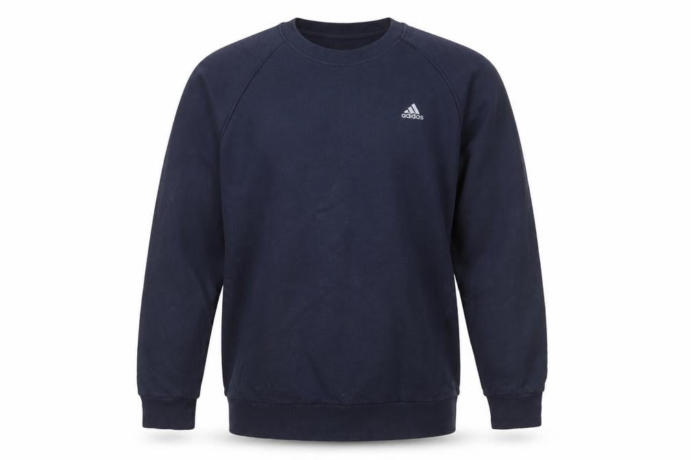 Adidas Men's Blue Pullover Sweatshirt M Crew Neck