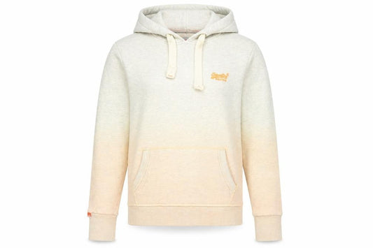 Superdry Orange Label Women's Beige Pullover Hoodie L