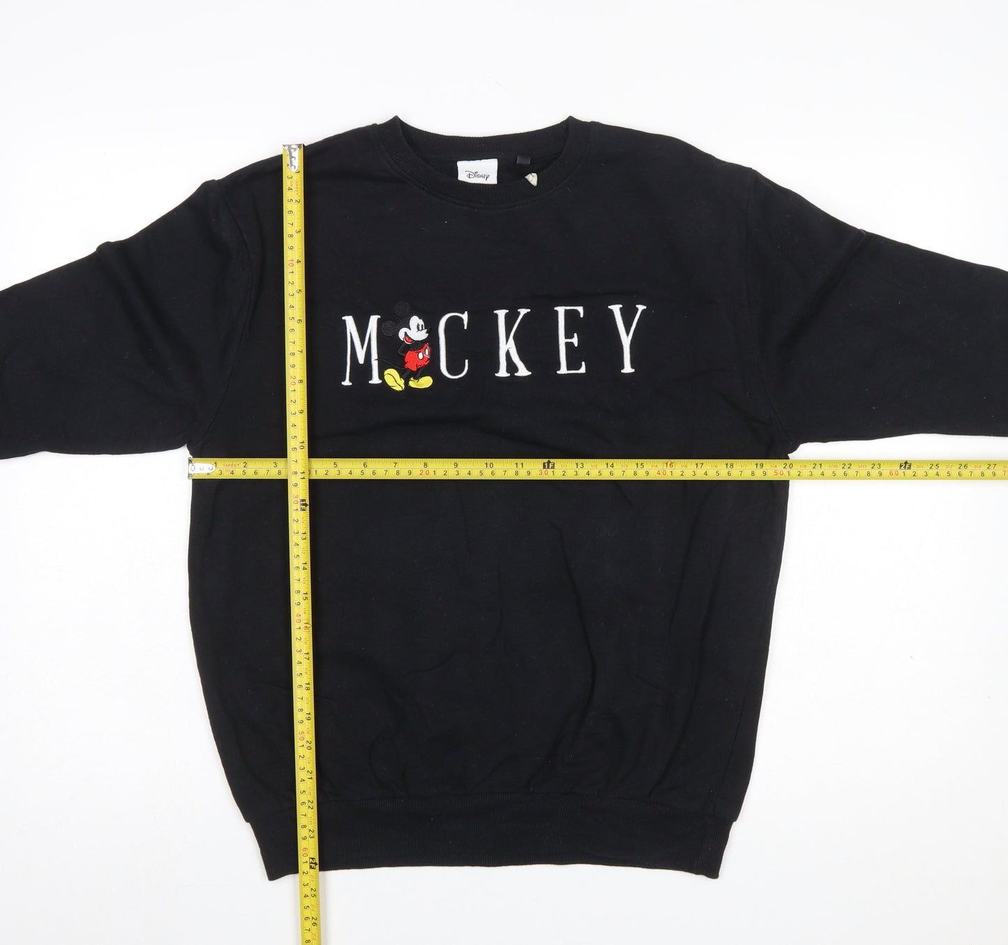 Disney Women’s Black Mickey Mouse Cotton Sweatshirt Size 8