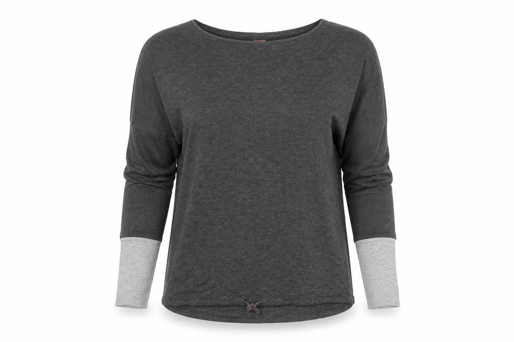 Next Women's Grey Basic 3/4 Sleeve Boat Neck T-Shirt Size S