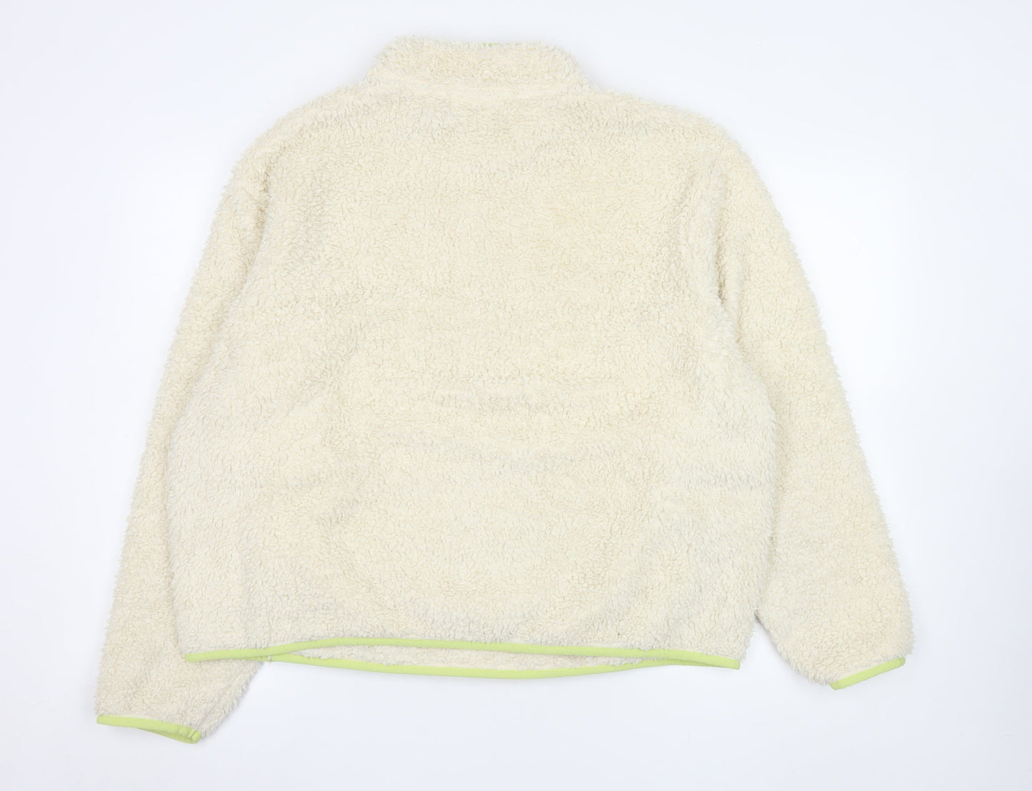 Champion Elite Womens Beige Fleece 1/4 Zip Pullover Hoodie XL