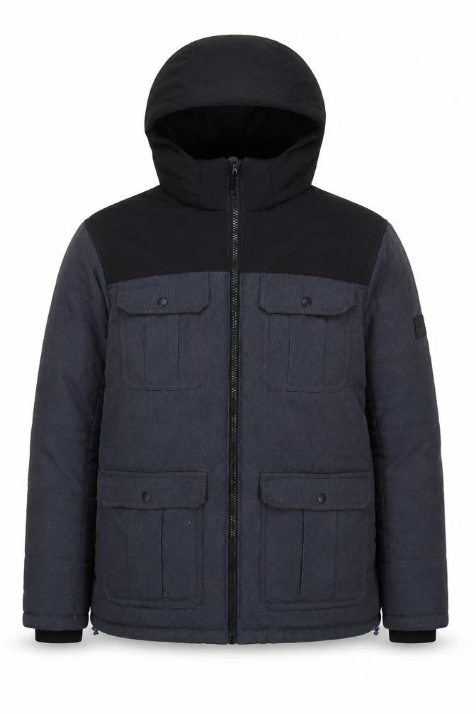 Regatta Men’s Grey Hooded Puffer Jacket M Waterproof Winter Coat