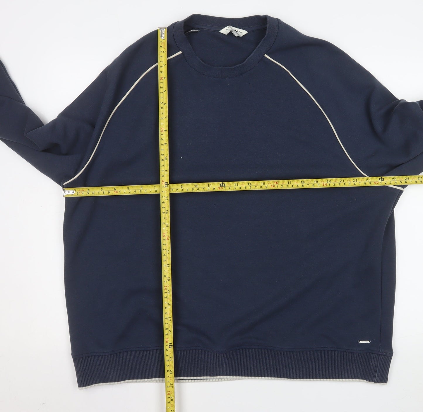 Marks and Spencer Autograph Mens Blue 2XL Pullover Sweatshirt