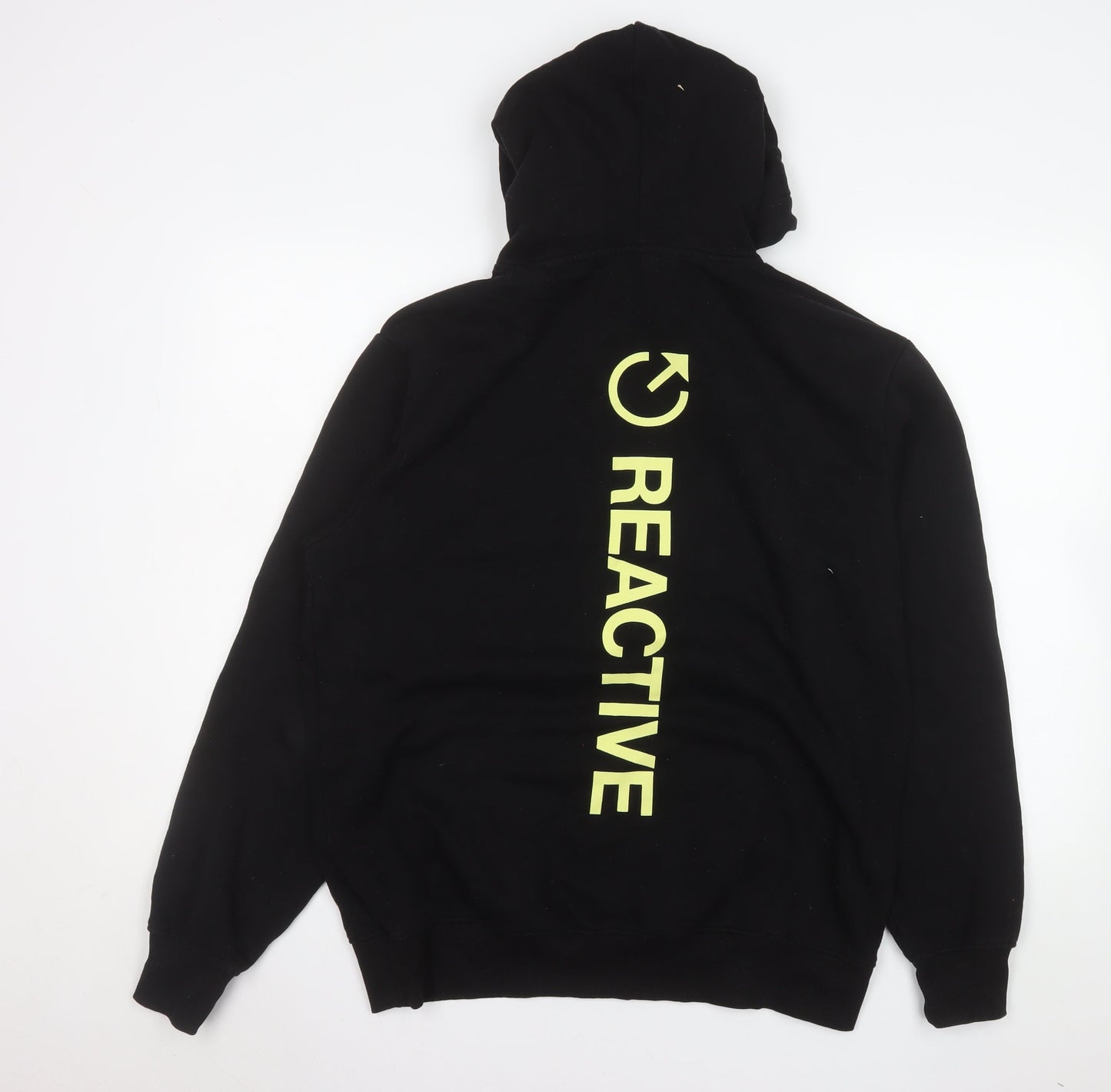H&M Divided Men's Black Reactive Pullover Hoodie Size M