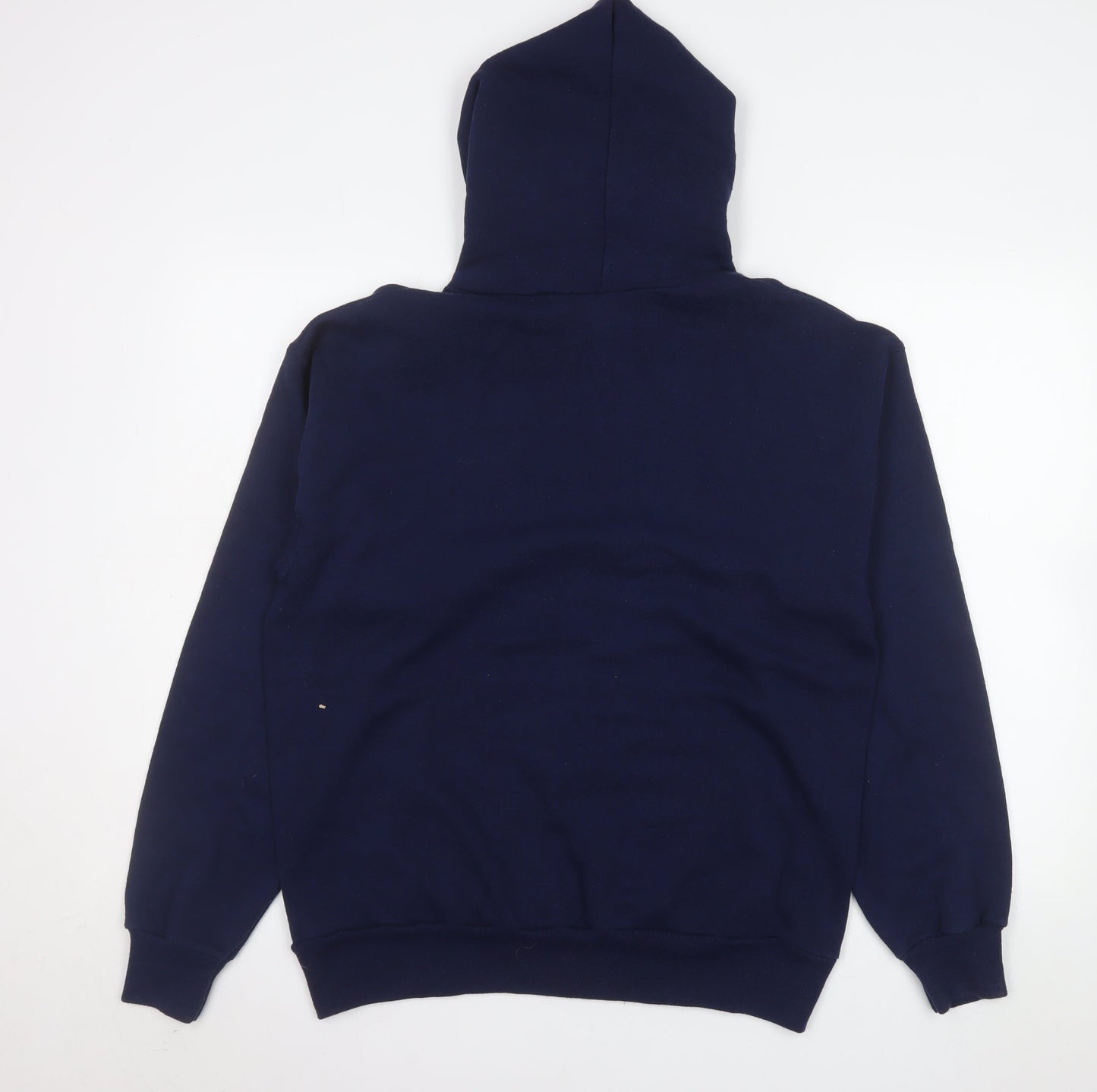 Hanes Men's Blue Pullover Hoodie Large Lightning Graphic Fleece