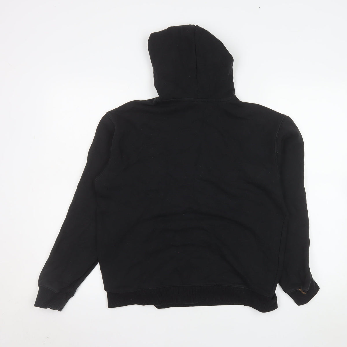 Adidas Girls Black Pullover Hoodie Size 14 Years Cotton Logo Sweatshirt